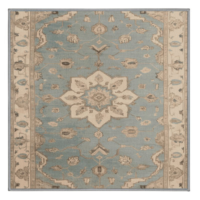 Machine Washable Tabriz Gray Area Rug