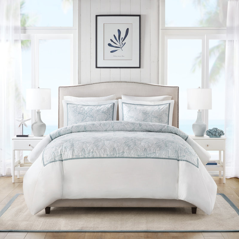 Maya Bay Coastal Cotton Duvet Cover