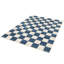 Aurelio Chequered Machine Woven Relief Indoor Outdoor Navy Area Rug-996662079