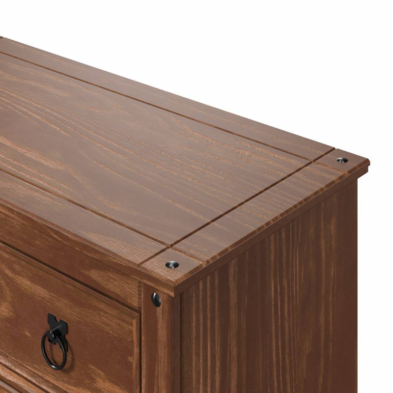 Aadhvik 36.22'' W 4 - Drawer Dresser, Mahogany
