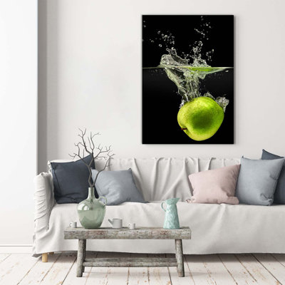 Green Apples - Wrapped Canvas Print