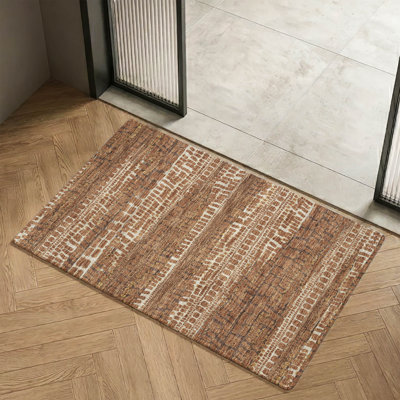 Tapis abstrait lavable à la machine Premium