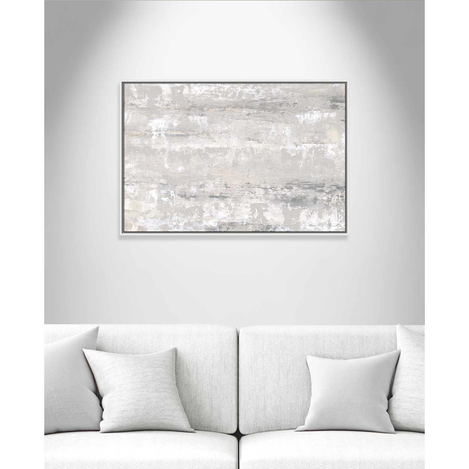 Tryston "Desert Winds" Print by Filippo Ioco, 25.5" H x 37.5" W x 2" D, White Framed Canvas