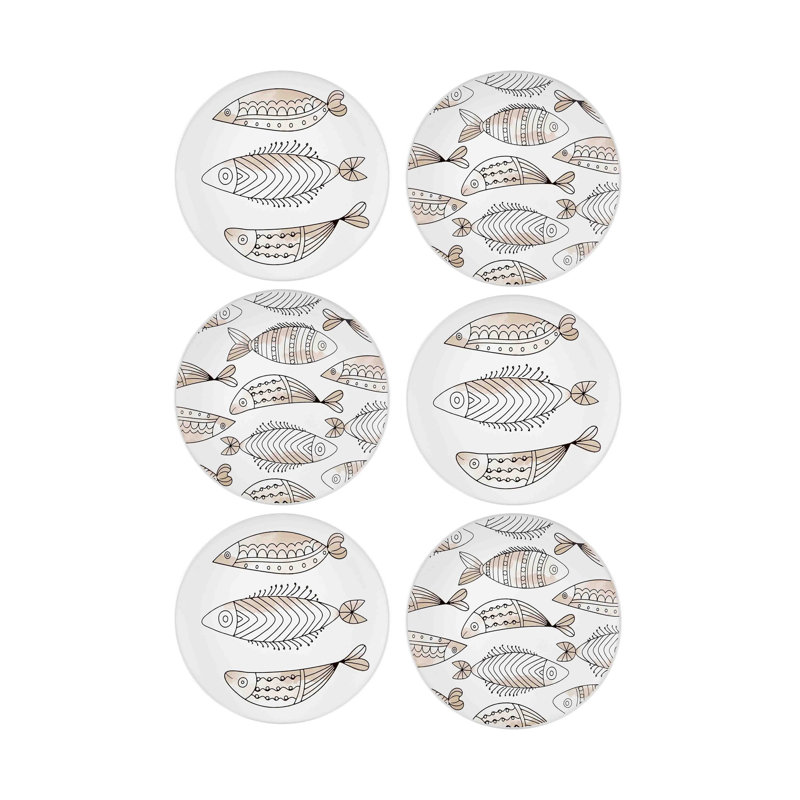 Lilbourn 6 Piece Dessert Plate Set