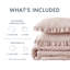 Ensemble d'édredon 3 pièces Phoebe Blush-523345849-523345855
