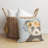 Panda Blue Pillow-107792299