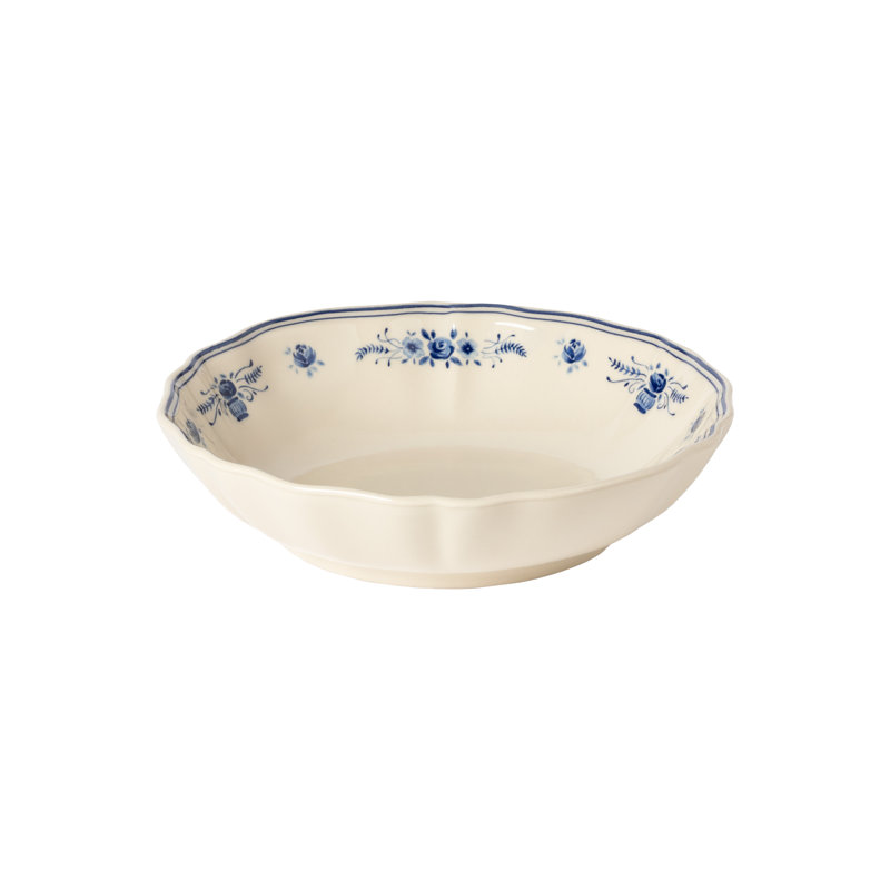 Vila Pasta Bowls, Beige/Blue