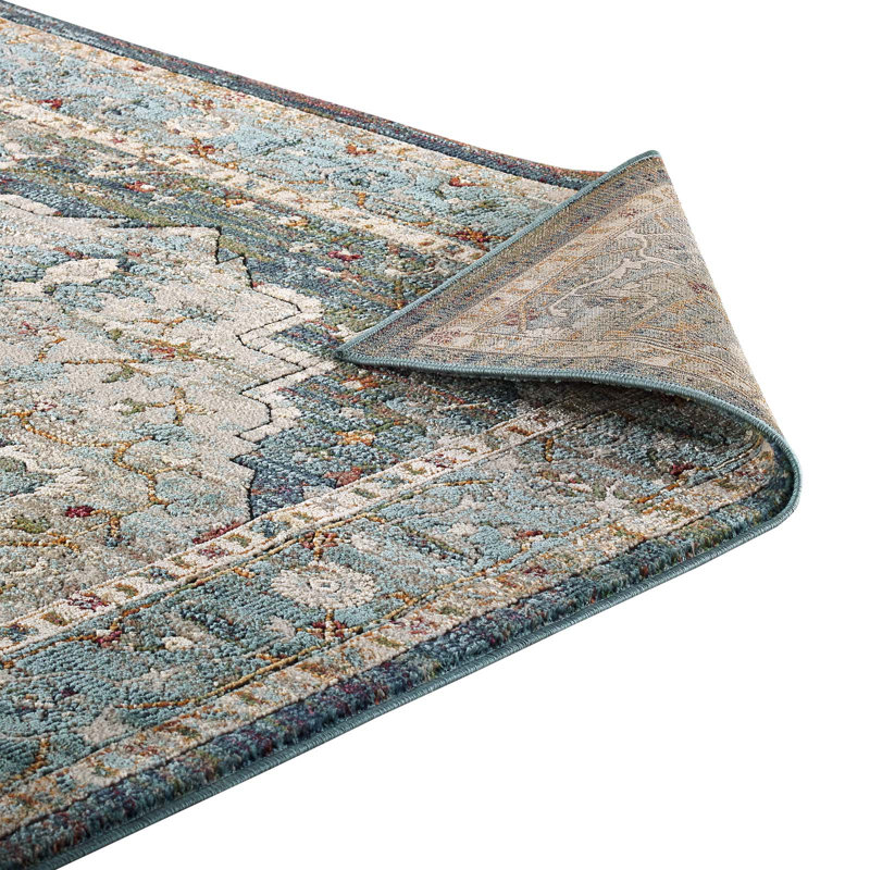Diantha Multicolor Floral Synthetic 8' x 10' Area Rug