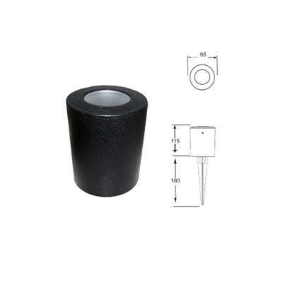 Black Resin Spotlight