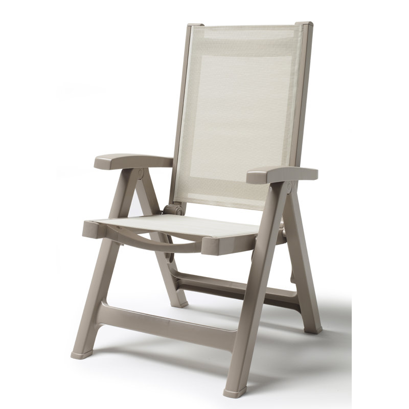 Charlize Patio Dining Armchair, Dove Grey / Ivory