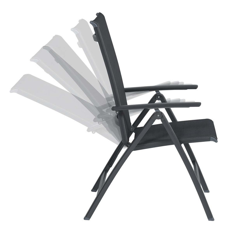 Getz Folding Zero Gravity Chair, Coal black