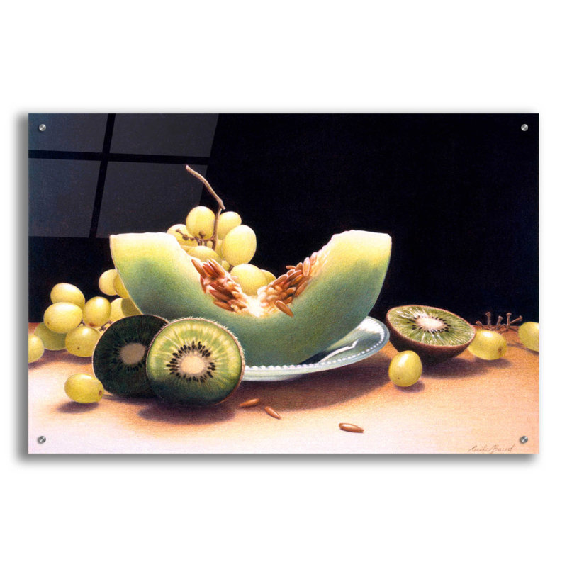 Shades Of Green par - Photographie sans cadre, H 24 po x l 36 po x P 0,2 po