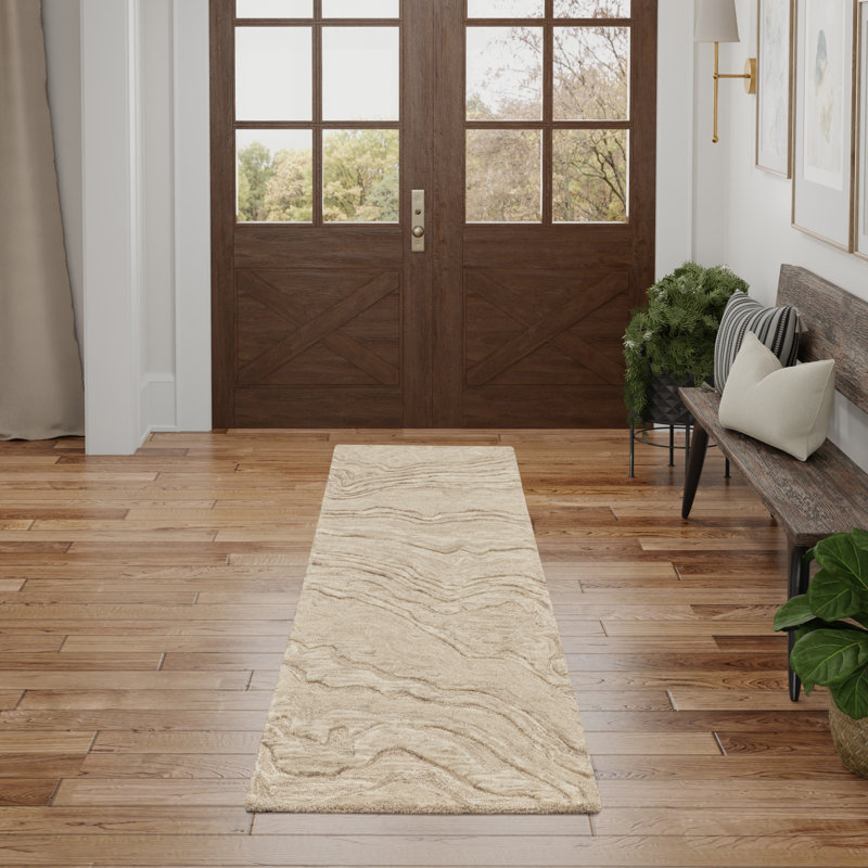 Ikora Wool Abstract Indoor Rug, Runner 2'3" x 7'6"
