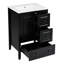 Meuble-lavabo 24 po avec comptoir en céramique à fermeture douce-114234871