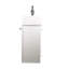Meuble-lavabo mural moderne avec robinet Townsey