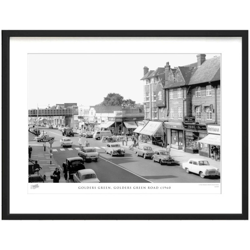 Golders Green, Golders Green Road C1960 by Francis Frith - Single Picture Frame Print, 45cm H x 60cm W x 2.3cm D