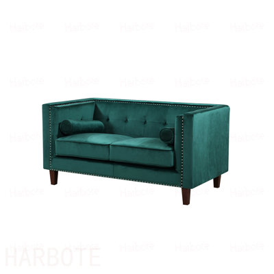 Causeuse capitonnée Chesterfield