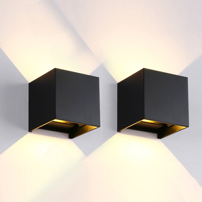 Agetina Metal and Glass LED Wall Light