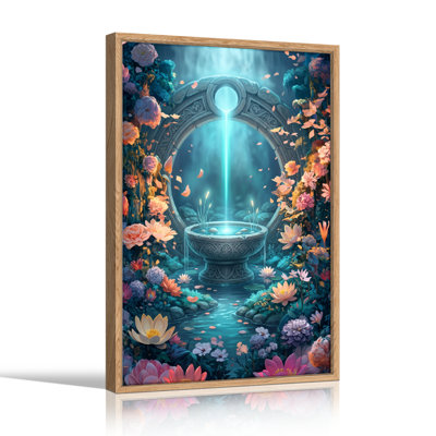 Enchanted Garden Canvas Wall Art Set Of 1