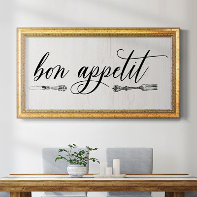 Bon appétit - reproduction de photo sur toile