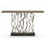 Waves 54 in. Solid Wood Console Table