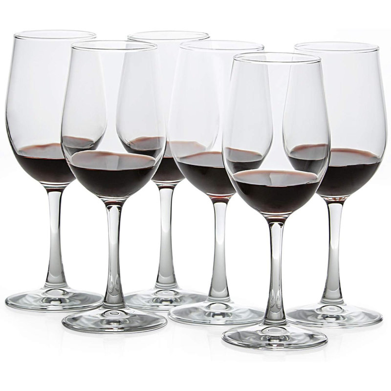 Ensemble de 6 verres à vin durables tout usage