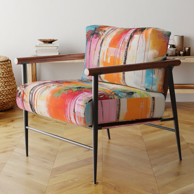 Davidenko - Chaise d'appoint rembourrée Palm Trees