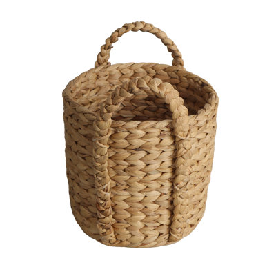 Round Water Hyacinth Basket- Small