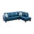 Similicuir bleu