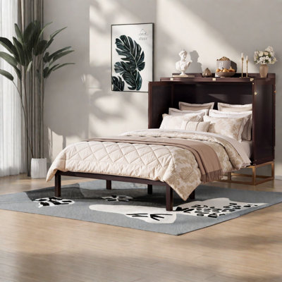 Space Saving Beds With Storage, Wood Mdf Modern Murphy Cabinet For Home