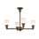 Schoolhouse & Early Electric 4 - Light Chandelier