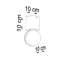 Salgado Concrete Flush Mount