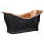 Glazed Black/Polished Copper