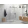Nova 52 in. x 38 in. x 78 in. 90-degree Fully Frameless Sliding Glass Shower Enclosure