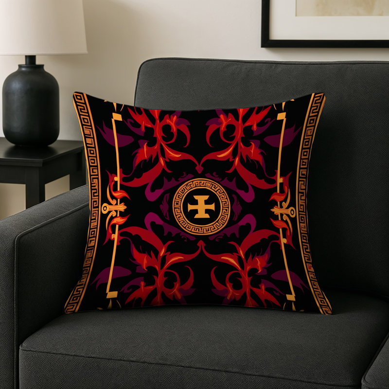 Timeless Tapestry Indoor And Outdoor Throw Pillow, Square 20"
