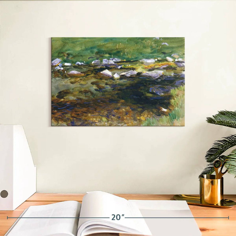 Alvord Brook And Meadow 1907, 8" H x 12" W