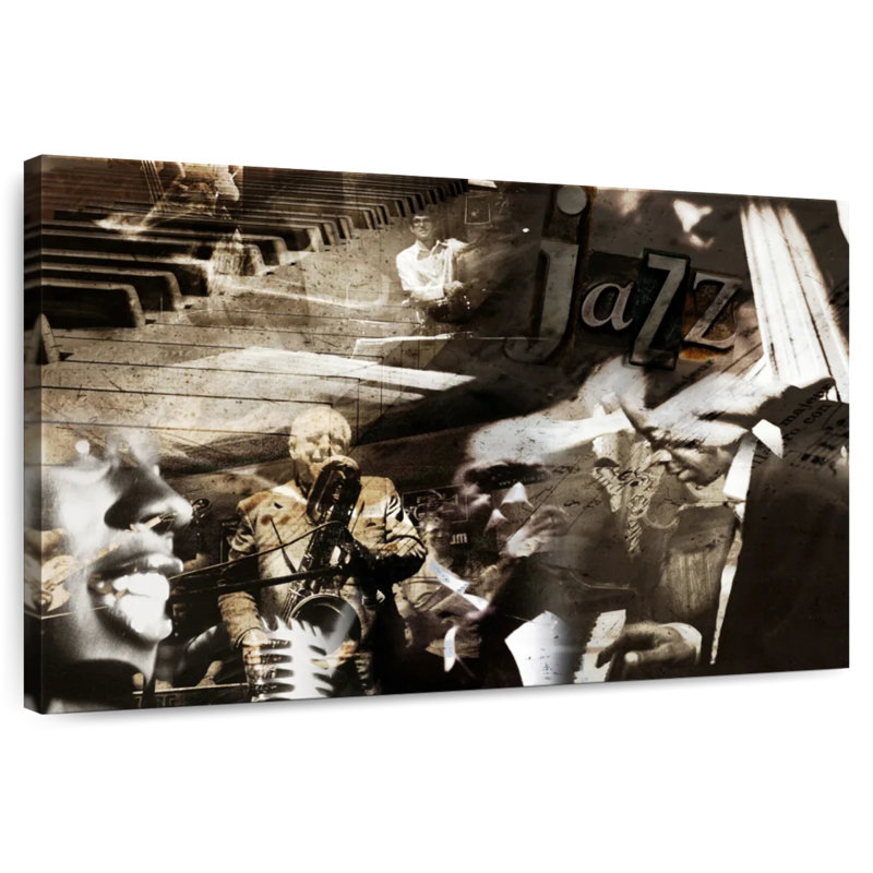 Abarca Collage Jazz, 34" H x 51" W