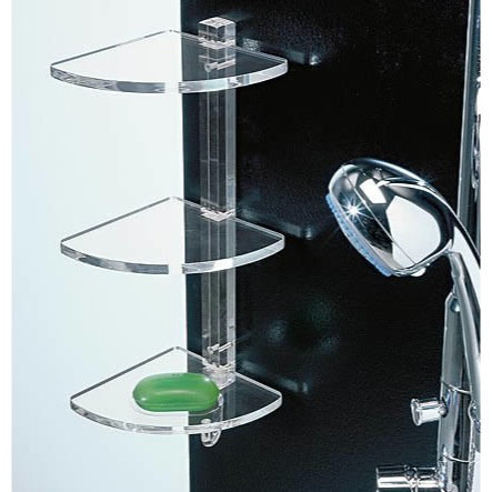 Serviteur de douche en coin, Trois