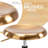 Asine Swivel Adjustable Height Bar Stool-571036923