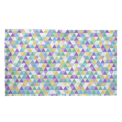 Torchon à motif triangulaire