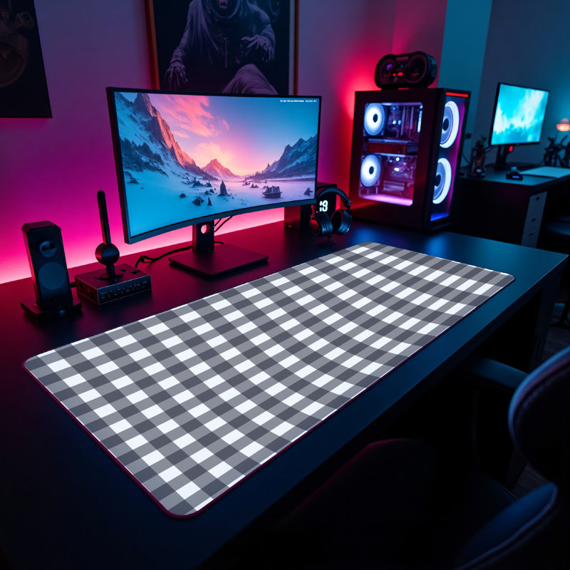 Polyester Desk Pad, 31.5x15.5