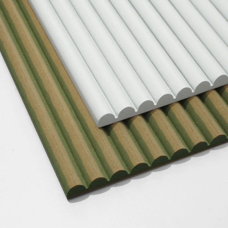Mini Ribbed Wall Panels | Uk Made Paintable Panelling For Bedrooms, Bathrooms, & Living Rooms, Modern Mdf Wall Panels