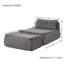 Fauteuil à billes avec canapé, fauteuil à billes avec coussin de taille et repose-pieds pour la chambre à coucher -213991499