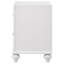 Barzini 2-Drawer Nightstand White