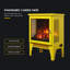 Poêle-cheminée électrique autoportant de 45,7 cm (18 po) de largeur avec effet de flamme 3D et 2 niveaux de chauffage, jaune classique-791952569