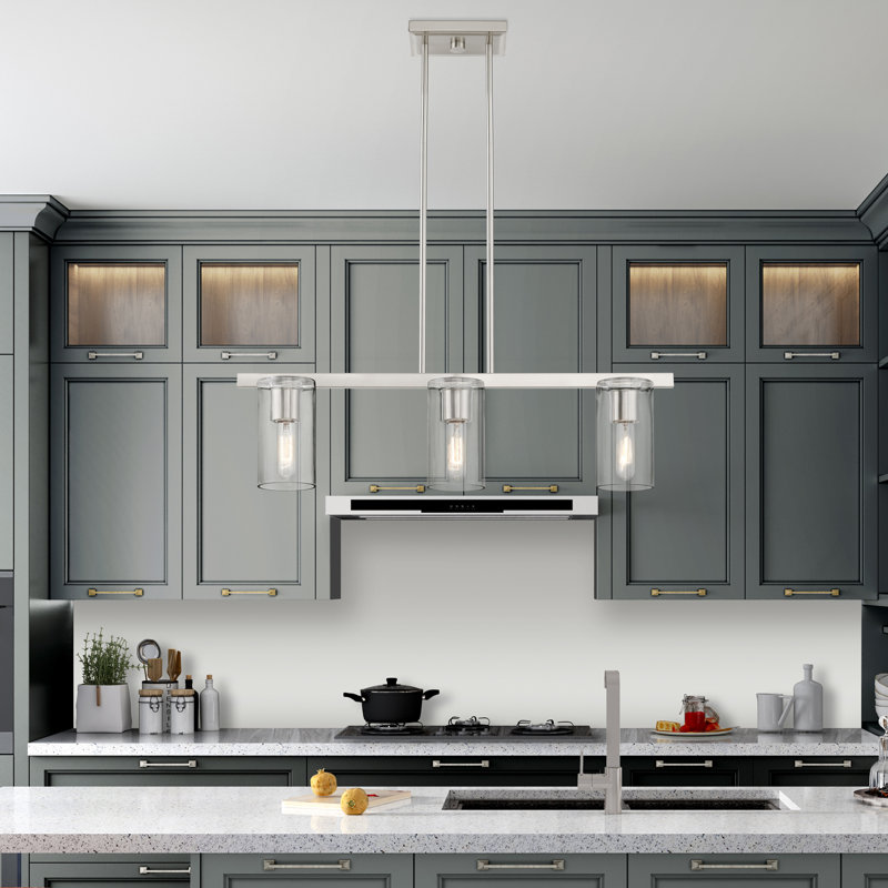 Lustre linéaire, Nickel brossé