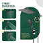 Adjustable 12" High Pressure Dual Shower Head with 12-Spray Handheld Shower-102030994