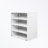 Shoe Box with RGB LED Light, Wooden Stackable Shoe Storage Box with Glass Door, Shoe Storage Bin Shoe Display Case for Sneakers (4 Tier-1)-49412666