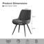 Modern Dining Chairs 54.8*46.9*83.2cm Tech Fabric Upholstery with Stylish Design Sofa-Level Cushioning Pet-Friendly Durable Scratch Resistant for Kitchen Dining Room or Home Office-1013287210-1034794734