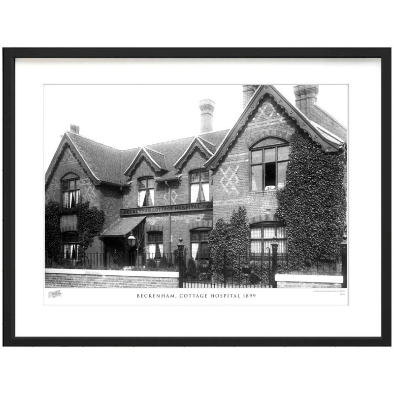 Beckenham, Cottage Hospital 1899 by Francis Frith - Single Picture Frame Print, 45cm H x 60cm W x 2.3cm D